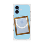 プレミアムスクエアケース with MagSafe［ Photo Frame - Light Blue ］