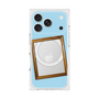 プレミアムスクエアケース with MagSafe［ Photo Frame - Light Blue ］