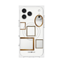 プレミアムスクエアケース with MagSafe［ Photo Frames - White ］