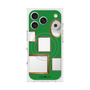プレミアムスクエアケース with MagSafe［ Photo Frames - Green ］