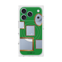 プレミアムスクエアケース with MagSafe［ Photo Frames - Green ］