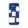 プレミアムスクエアケース with MagSafe［ Photo Frames - Blue ］