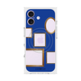 プレミアムスクエアケース with MagSafe［ Photo Frames - Blue ］