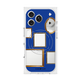 プレミアムスクエアケース with MagSafe［ Photo Frames - Blue ］