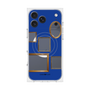 プレミアムスクエアケース with MagSafe［ Photo Frames - Blue ］