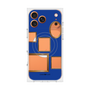 プレミアムスクエアケース with MagSafe［ Photo Frames - Blue ］