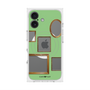 プレミアムスクエアケース with MagSafe［ Photo Frames - Light Green ］
