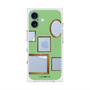 プレミアムスクエアケース with MagSafe［ Photo Frames - Light Green ］