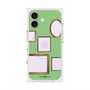 プレミアムスクエアケース with MagSafe［ Photo Frames - Light Green ］