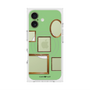 プレミアムスクエアケース with MagSafe［ Photo Frames - Light Green ］