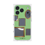 プレミアムスクエアケース with MagSafe［ Photo Frames - Light Green ］
