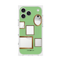 プレミアムスクエアケース with MagSafe［ Photo Frames - Light Green ］
