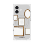 プレミアムスクエアケース with MagSafe［ Photo Frames - Light Gray ］