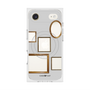 プレミアムスクエアケース with MagSafe［ Photo Frames - Light Gray ］