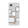 プレミアムスクエアケース with MagSafe［ Photo Frames - Light Gray ］