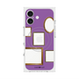 プレミアムスクエアケース with MagSafe［ Photo Frames - Purple ］