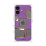 プレミアムスクエアケース with MagSafe［ Photo Frames - Purple ］