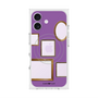 プレミアムスクエアケース with MagSafe［ Photo Frames - Purple ］