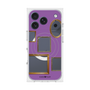プレミアムスクエアケース with MagSafe［ Photo Frames - Purple ］