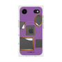 プレミアムスクエアケース with MagSafe［ Photo Frames - Purple ］