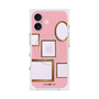 プレミアムスクエアケース with MagSafe［ Photo Frames - Pink ］