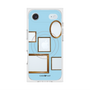 プレミアムスクエアケース with MagSafe［ Photo Frames - Light Blue ］