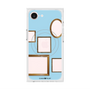 プレミアムスクエアケース with MagSafe［ Photo Frames - Light Blue ］