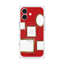 プレミアムスクエアケース with MagSafe［ Photo Frames - Red ］