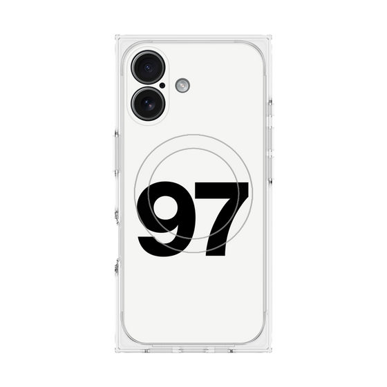 プレミアムスクエアケース with MagSafe［ No.97 - White ］