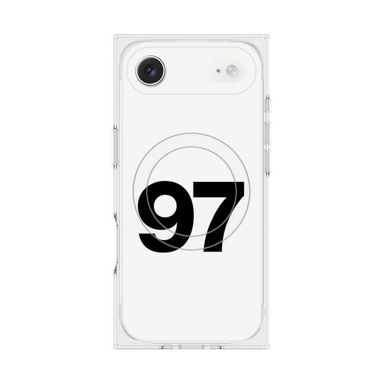 プレミアムスクエアケース with MagSafe［ No.97 - White ］