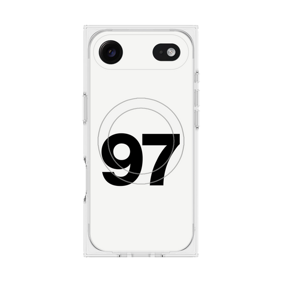 プレミアムスクエアケース with MagSafe［ No.97 - White ］