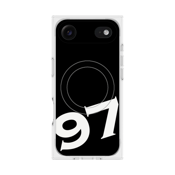 プレミアムスクエアケース with MagSafe［ No.97 - Black ］