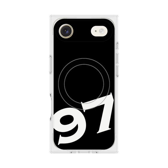プレミアムスクエアケース with MagSafe［ No.97 - Black ］