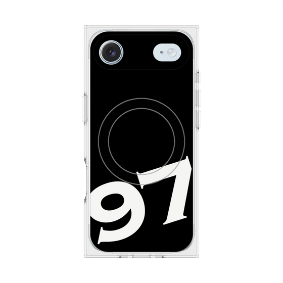 プレミアムスクエアケース with MagSafe［ No.97 - Black ］