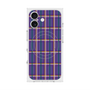 プレミアムスクエアケース with MagSafe［ Tartan Check - Purple ］