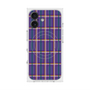 プレミアムスクエアケース with MagSafe［ Tartan Check - Purple ］