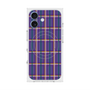プレミアムスクエアケース with MagSafe［ Tartan Check - Purple ］