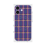 プレミアムスクエアケース with MagSafe［ Tartan Check - Purple ］