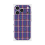 プレミアムスクエアケース with MagSafe［ Tartan Check - Purple ］