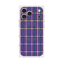 プレミアムスクエアケース with MagSafe［ Tartan Check - Purple ］