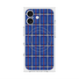 プレミアムスクエアケース with MagSafe［ Tartan Check - Blue ］