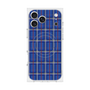 プレミアムスクエアケース with MagSafe［ Tartan Check - Blue ］