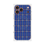 プレミアムスクエアケース with MagSafe［ Tartan Check - Blue ］