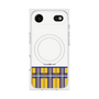 プレミアムスクエアケース with MagSafe［ CASEPLAY Tartan Check - Yellow ］