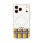 プレミアムスクエアケース with MagSafe［ CASEPLAY Tartan Check - Yellow ］