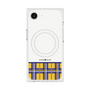 プレミアムスクエアケース with MagSafe［ CASEPLAY Tartan Check - Yellow ］