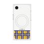 プレミアムスクエアケース with MagSafe［ CASEPLAY Tartan Check - Yellow ］