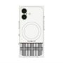 プレミアムスクエアケース with MagSafe［ CASEPLAY Tartan Check - Gray ］