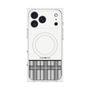 プレミアムスクエアケース with MagSafe［ CASEPLAY Tartan Check - Gray ］