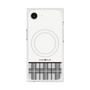 プレミアムスクエアケース with MagSafe［ CASEPLAY Tartan Check - Gray ］